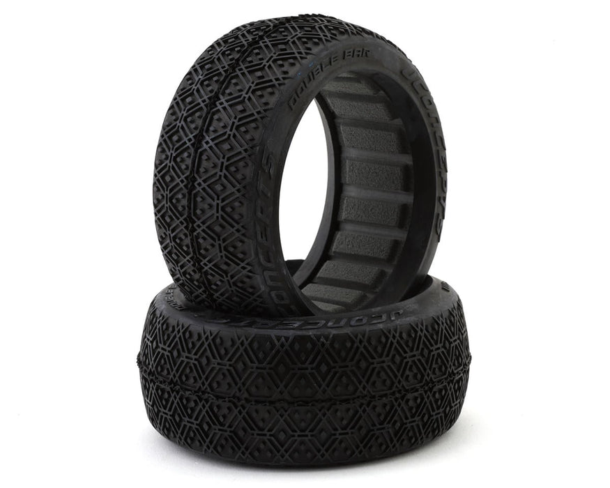 JConcepts Double Bar 1/8 Off-Road Buggy Tires (2) (Silver)