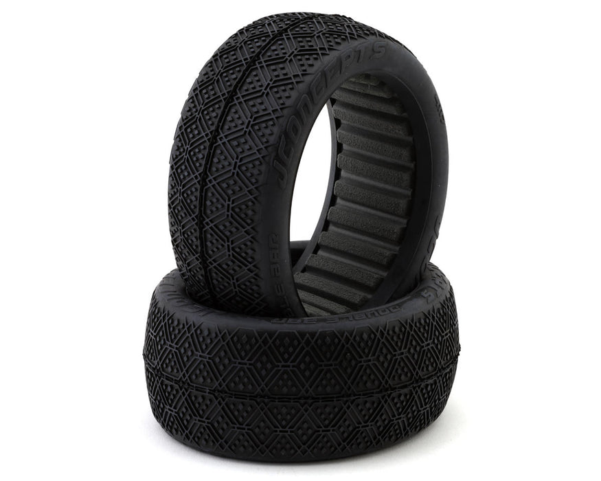 JConcepts Double Bar 4.0" 1/8th Off-Road Truggy Tires (2) (Aqua A2)