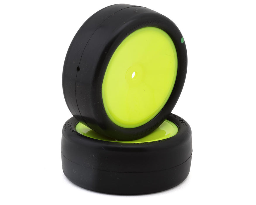 JConcepts Smoothie 3 2.2" Pre-Mounted 2WD Front Buggy Tires (Yellow) (2) (Green)