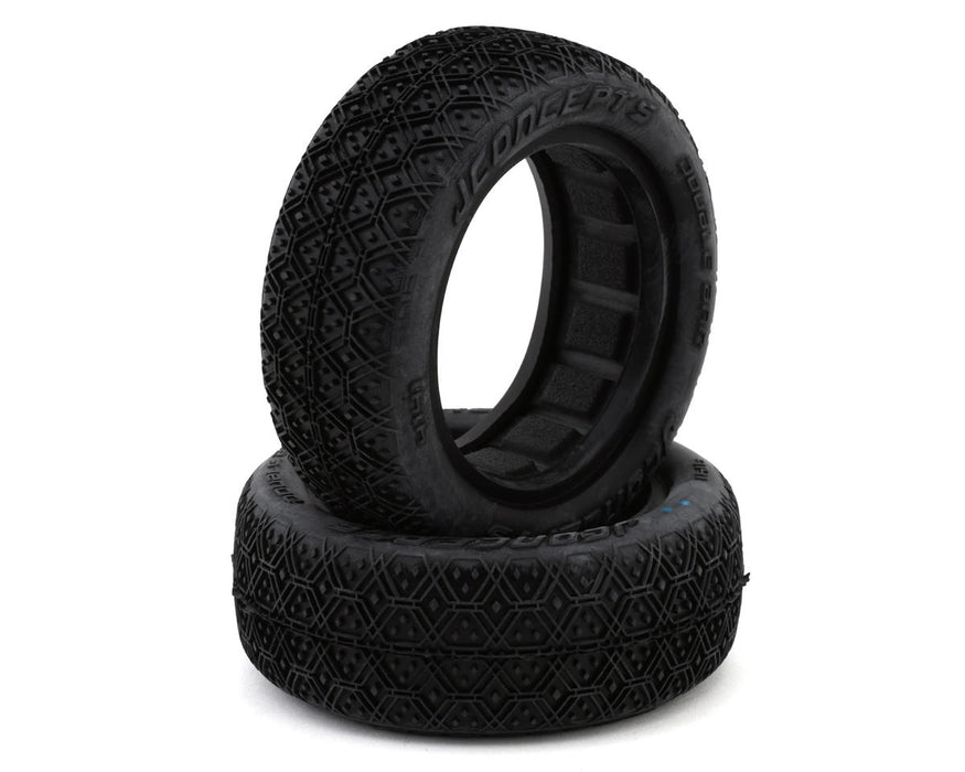 JConcepts Double Bar 2.2" 2WD Front Buggy Off-Road Tires (2) (Aqua A2)