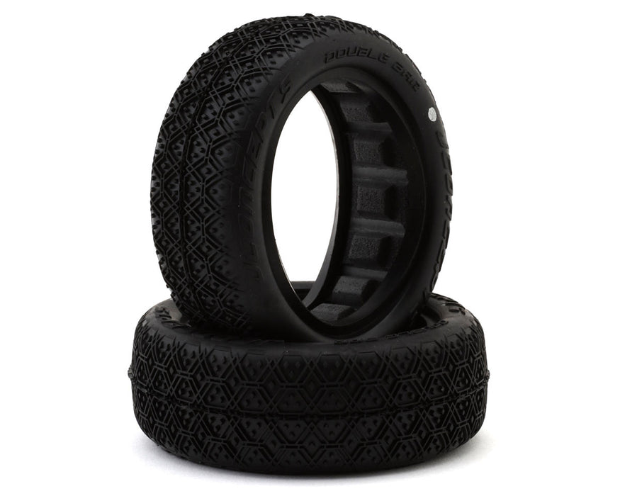 JConcepts Double Bar 2.2" 2WD Front Buggy Off-Road Tires (2) (Silver)