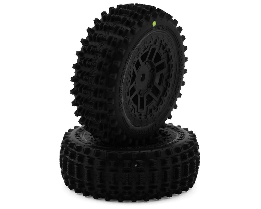 JConcepts Arrma® Typhon Grom™ Magma Pre-Mounted Tires (2) (Yellow)
