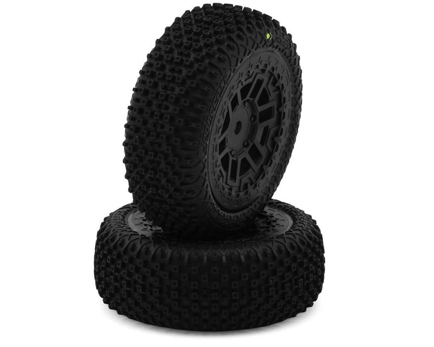 JConcepts Arrma® Typhon Grom™ Choppers Pre-Mounted Tires (2) (Yellow)