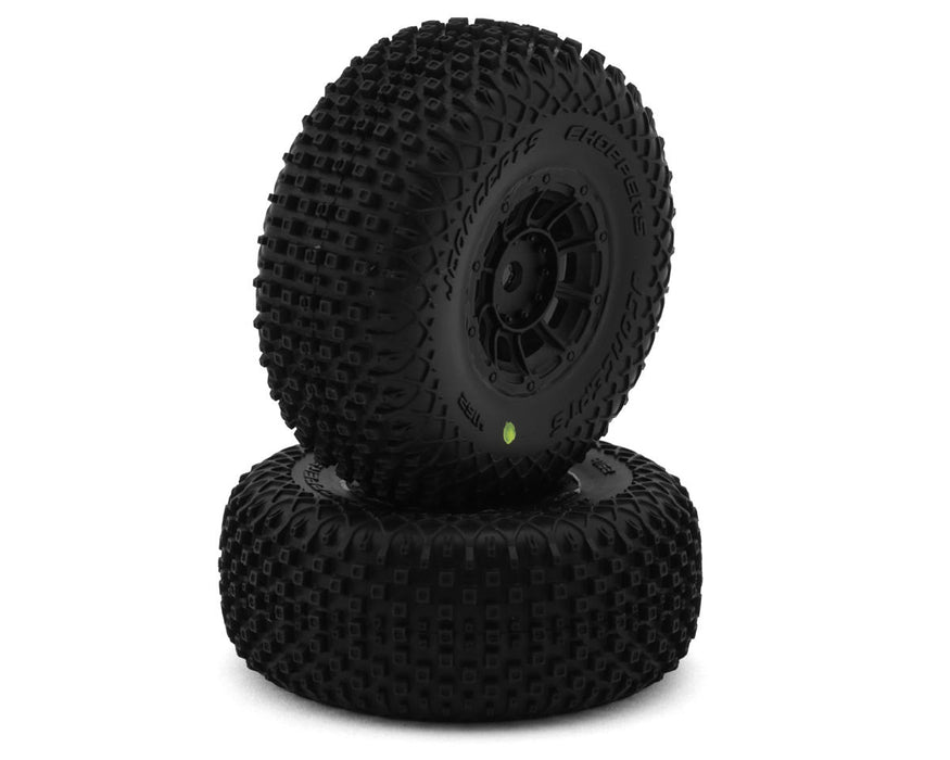 JConcepts Arrma® Mojave Grom™ Choppers Pre-Mounted Off-Road Tires (Yellow)