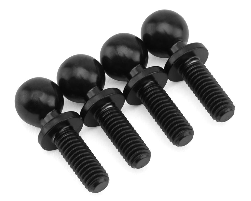JConcepts 5.5mm Revolved Titanium Ball Studs (Black) (4) (8mm)