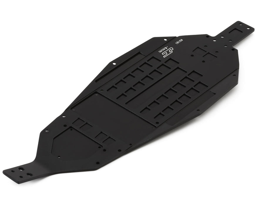 JConcepts Team Associated RC10B7 Hard Anodized Aluminum Chassis (Black) (-4mm)