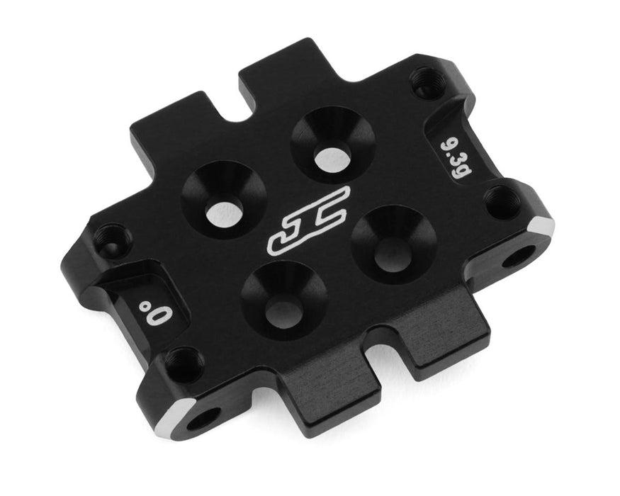 JConcepts RC10B7 Aluminum Front Bulkhead (Black) (0°)