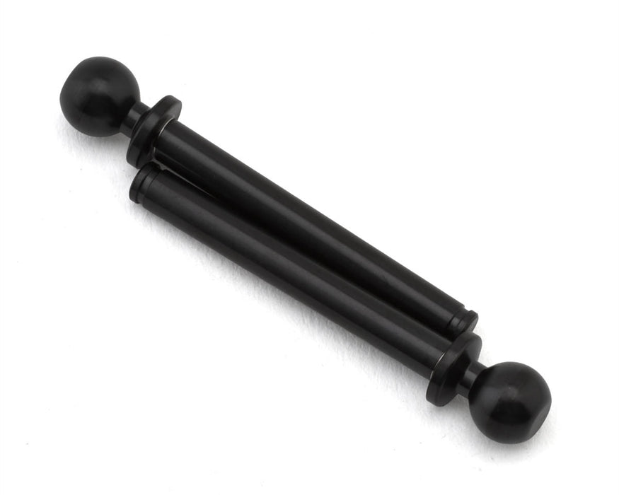 JConcepts RC10B3/RC10T3 Titanium 5.5mm Kingpin Ball Studs (Black) (2)