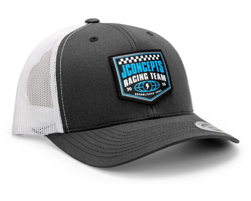 JConcepts 2026 Reload Snapback Round Bill Hat (Grey) (One Size Fits Most)