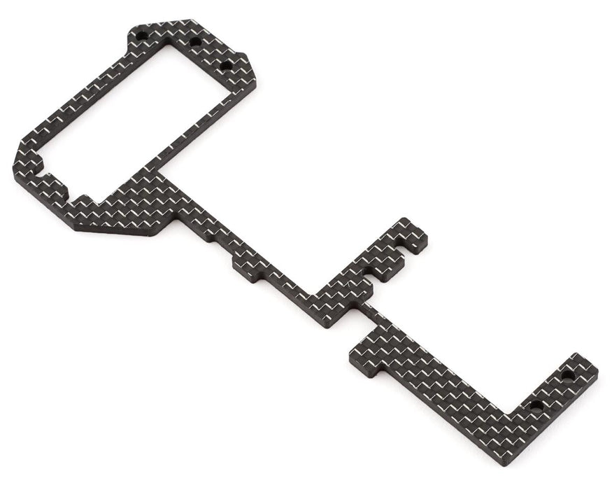 J&T Bearing Co. D819 "Silk Weave" Carbon Fiber Radio Tray Stiffener (Silver)