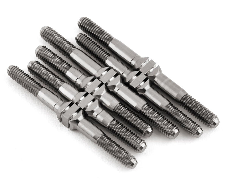 J&T Bearing Co. TLR 8IGHT-X Titanium "Milled" Turnbuckle Kit (Natural)