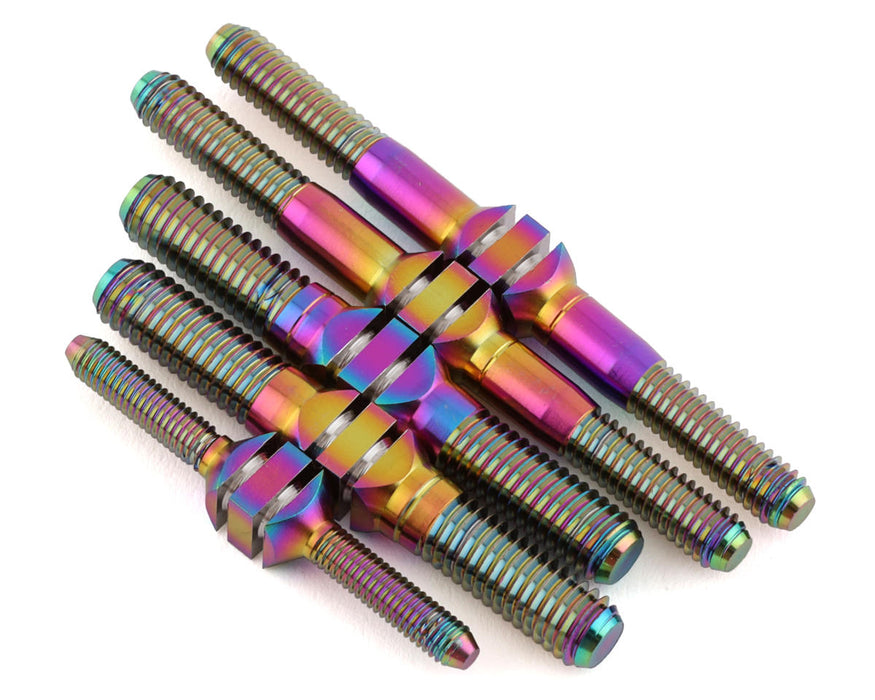 J&T Bearing Co. Associated RC8B4.1/RC8B4.1e Titanium "Milled" Turnbuckle Kit