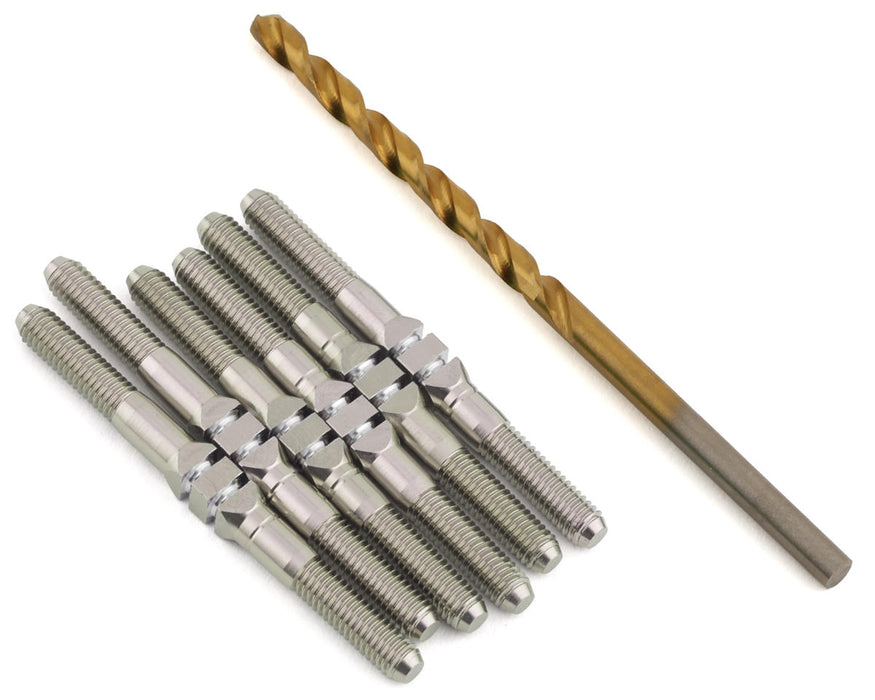 J&T Bearing Co. Associated B74.1/B74.2 Titanium "Milled" XD Turnbuckle Kit
