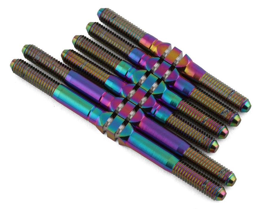 J&T Bearing Co. Tekno EB410.2 Titanium "Milled'' XD Turnbuckle Kit (Oil Slick)