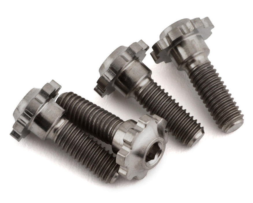 J&T Bearing Co. 3x10mm Premium Titanium Servo Lock Screw Set (4)