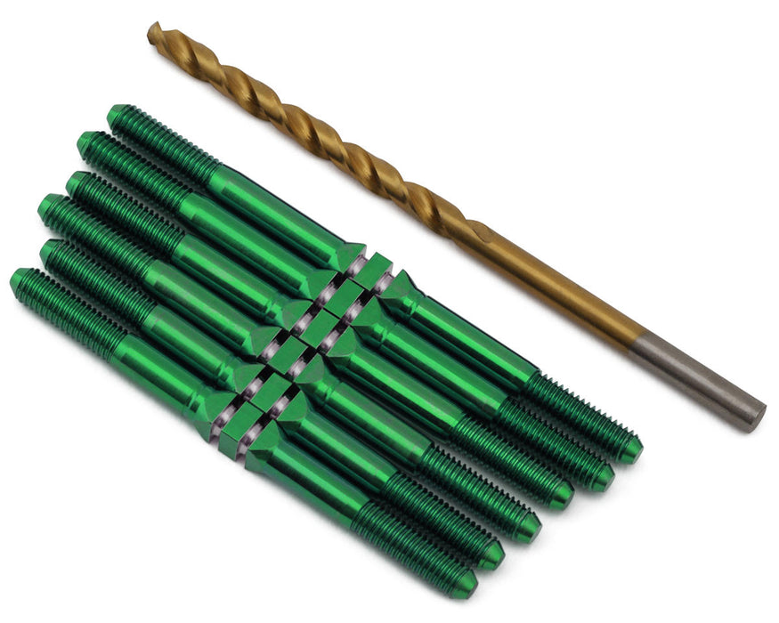 J&T Bearing Co. Schumacher LD3 Mod Spec Titanium "Milled'' XD Turnbuckles Set