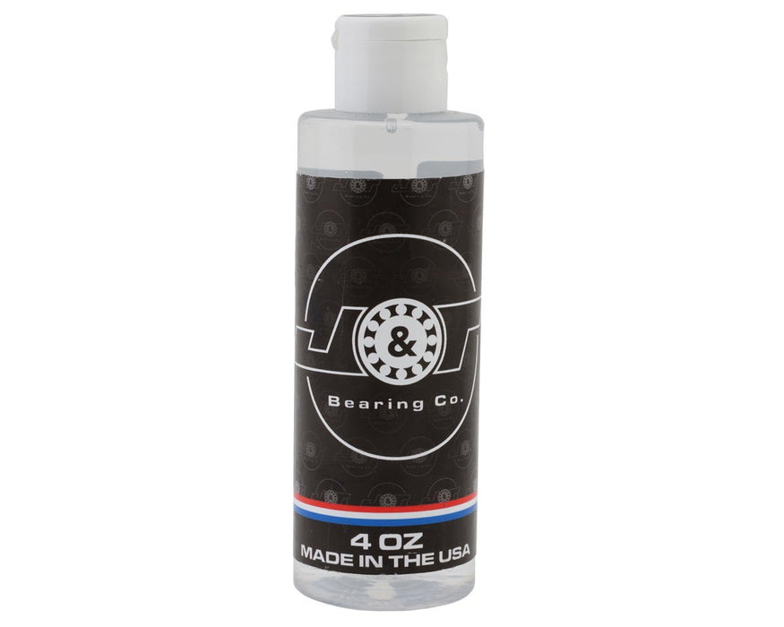 J&T Bearing Co. 100% Silicone Shock Oil (4oz) (750cst/58wt)