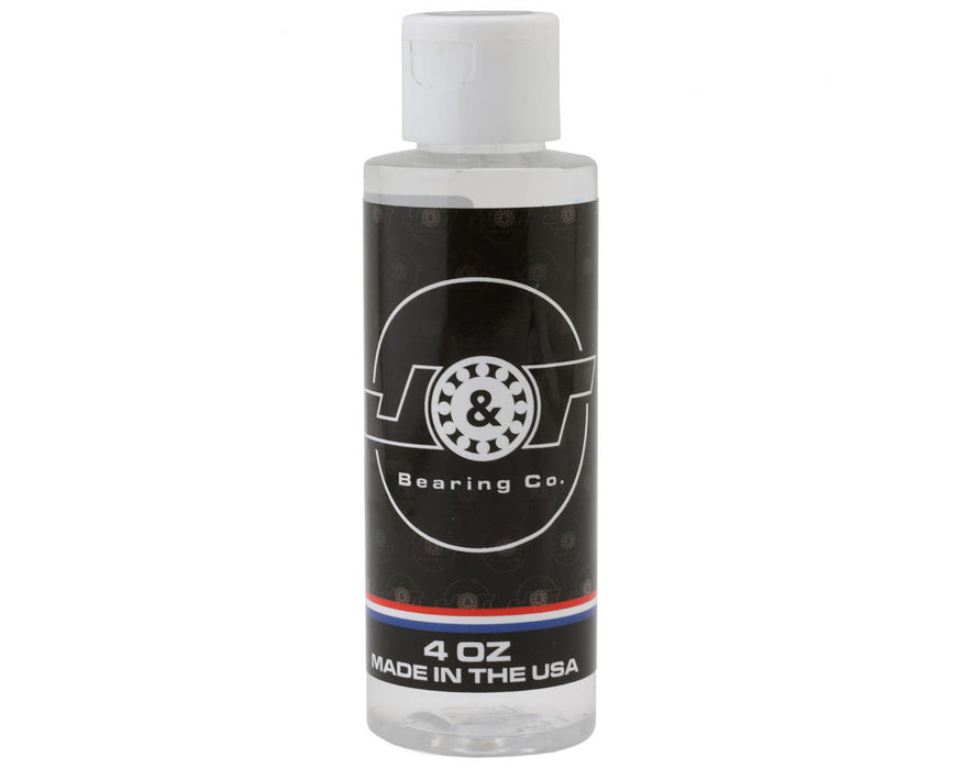 J&T Bearing Co. 100% Silicone Shock Oil (4oz) (375cst/32wt)