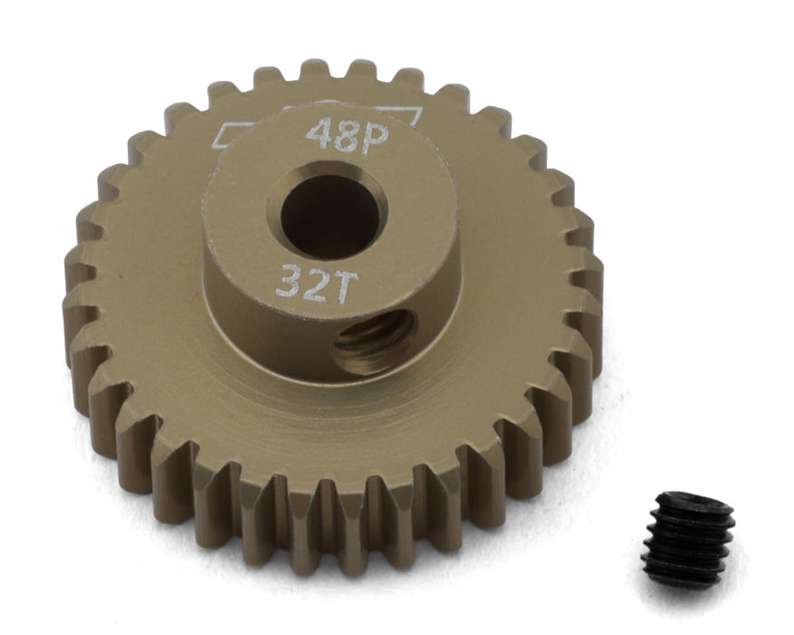 J&T Bearing Co. Lightweight Hard Anodized 48P Aluminum Pinion Gear (32T)