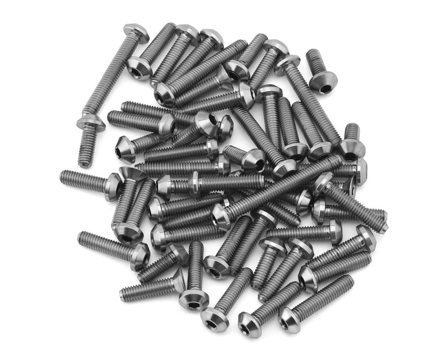 J&T Bearing Co. Associated B84 Flat Top Upper Titanium Screw Kit (Natural)