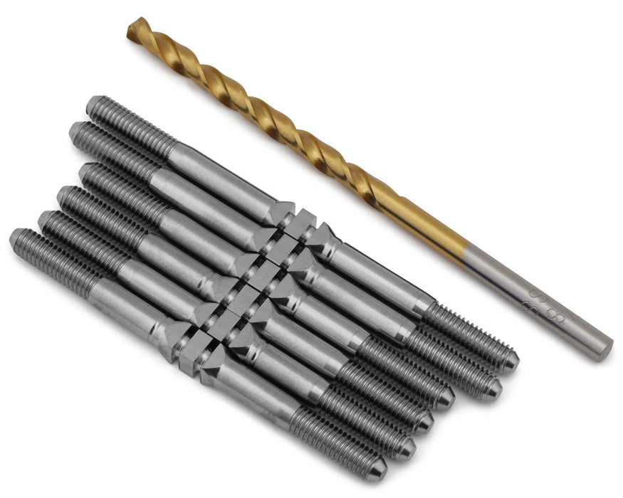 J&T Bearing Co. Custom Works Beast Midget Titanium "Milled'' XD Turnbuckles Kit