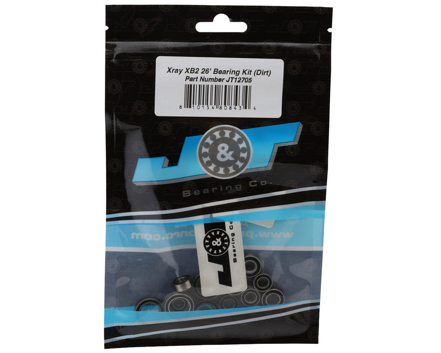 J&T Bearing Co. Xray XB2 26' Dirt Ball Bearings Kit (Endurance)