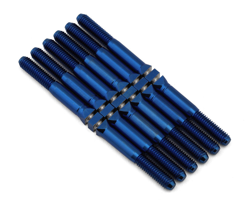 J&T Bearing Co. XRAY XB2 '26 Titanium "Milled" XD Turnbuckles (Blue)