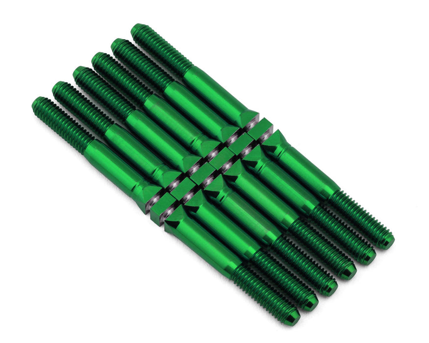 J&T Bearing Co. XRAY XB2 '26 Titanium "Milled" XD Turnbuckles (Green)