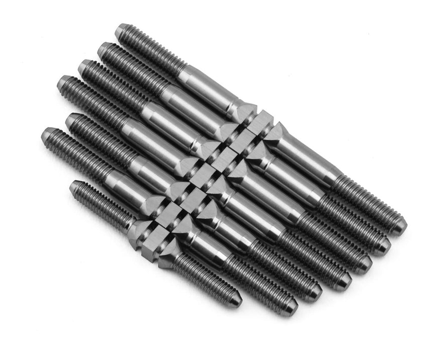 J&T Bearing Co. Schumacher Cat PB Titanium "Milled'' XD Turnbuckles (Natural)