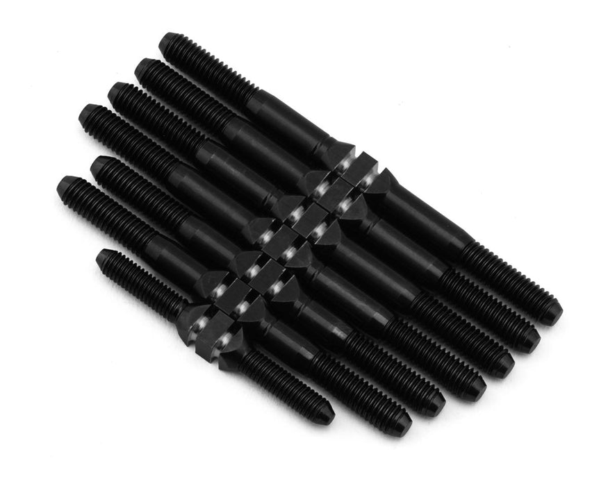 J&T Bearing Co. Schumacher Cat PB Titanium "Milled'' XD Turnbuckles (Black)