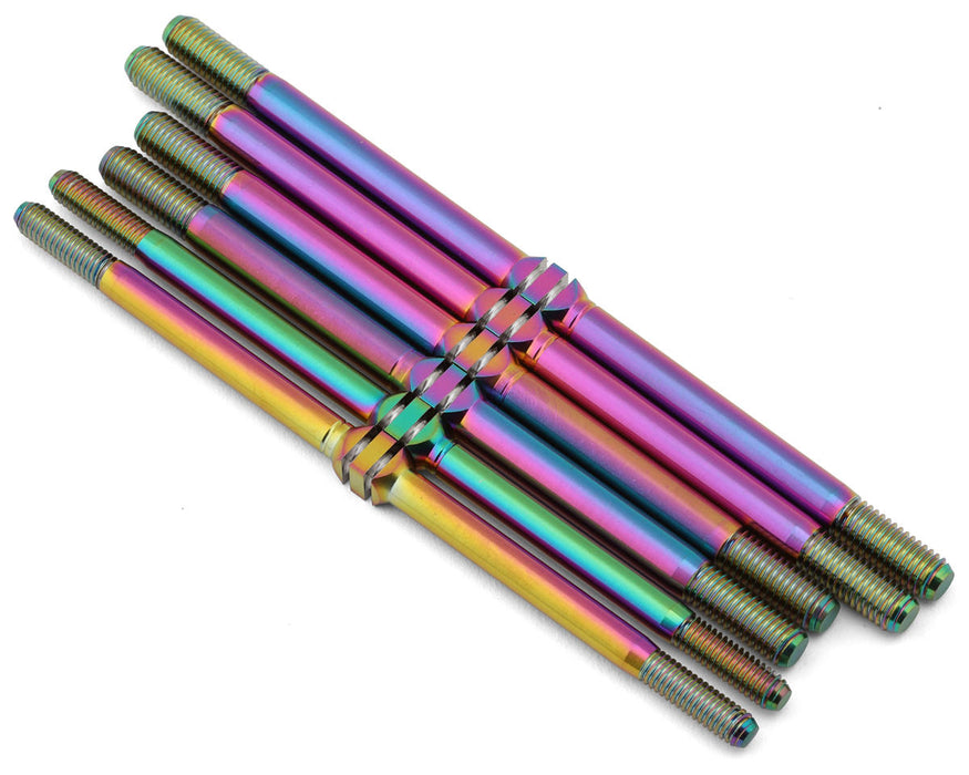 J&T Bearing Co. Tekno MT48 2.0 Titanium "Milled'' XD Turnbuckles Set