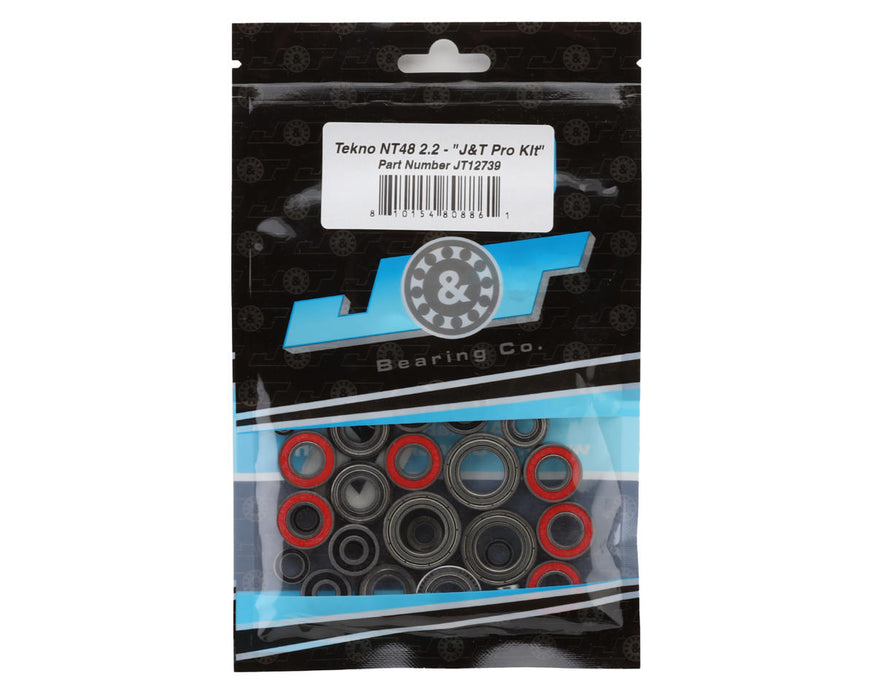J&T Bearing Co. Tekno NT48 2.0 Ball Bearings Kit (Pro Kit)