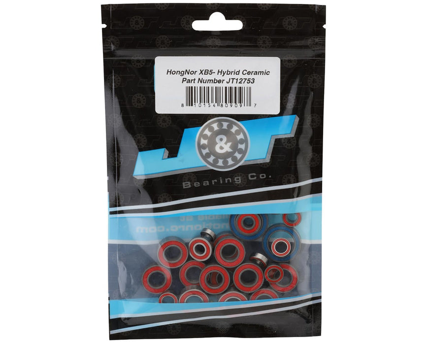 J&T Bearing Co. HongNor X5B Ball Bearing Kit (Hybrid Ceramic)