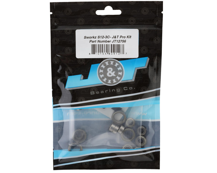 J&T Bearing Co. Sworkz S12-3C Ball Bearing Kit (Pro Kit)
