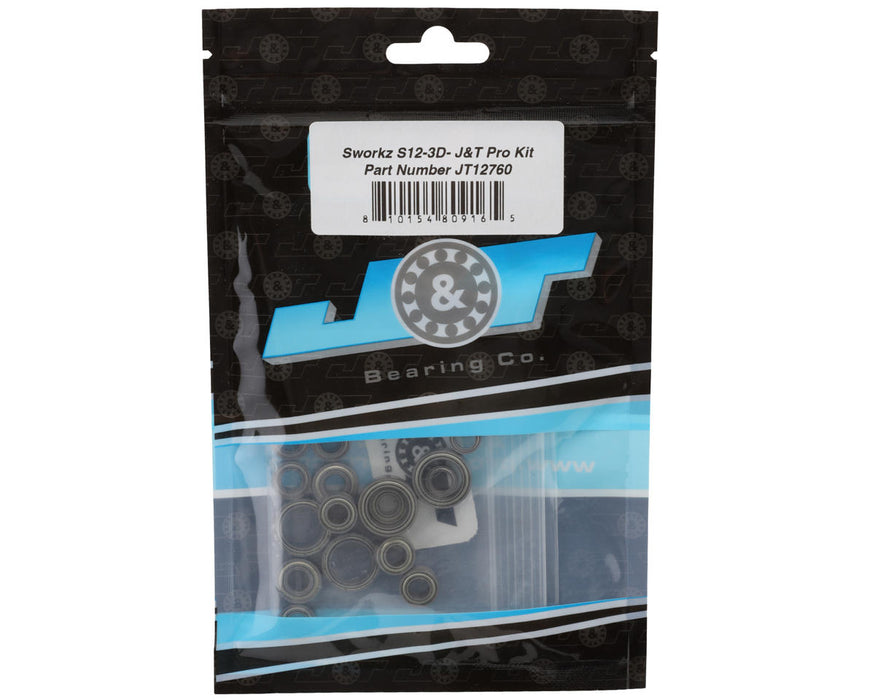 J&T Bearing Co. Sworkz S12-3D Ball Bearing Kit (Pro Kit)