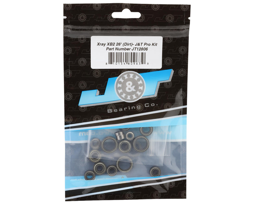 J&T Bearing Co. Xray XB2 26' Dirt Ball Bearings Kit (Pro Kit)