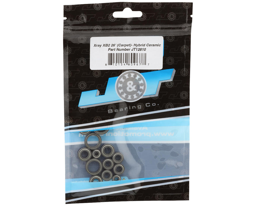 J&T Bearing Co. Xray XB2 26' Carpet Ball Bearings Kit (Hybrid Ceramic)