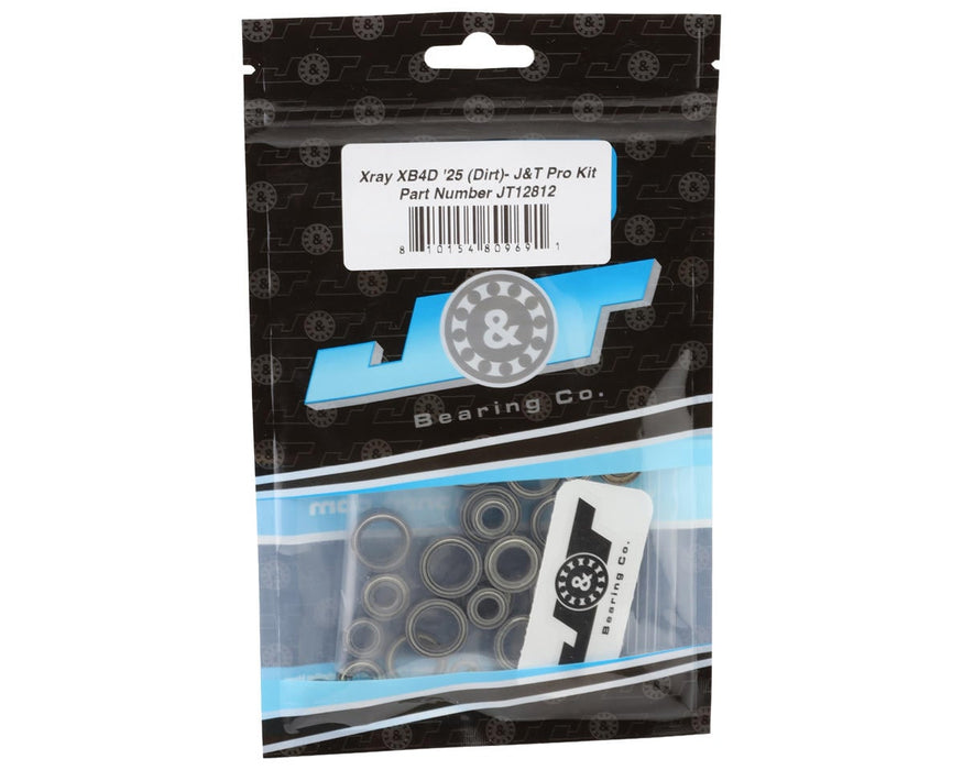 J&T Bearing Co. Xray XB4D '25 Dirt Ball Bearings Kit (Pro Kit)