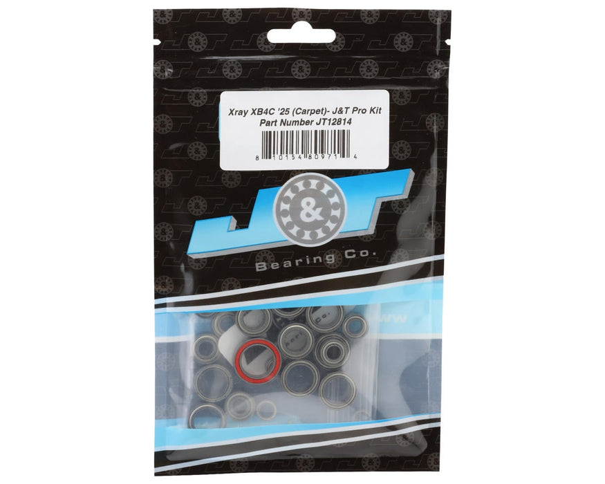 J&T Bearing Co. Xray XB4C '25 Carpet Ball Bearings Kit (Pro Kit)