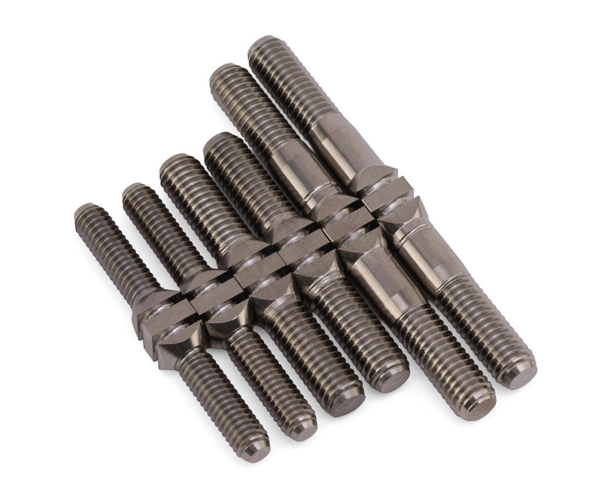 J&T Bearing Co. HongNor X5B Titanium "Milled" Turnbuckles Set (Natural)