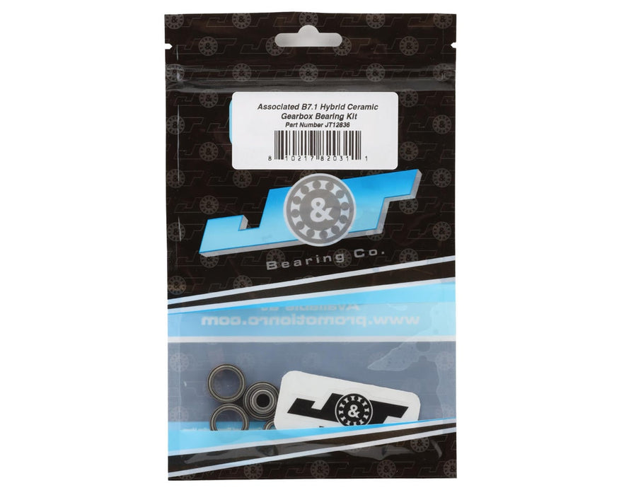 J&T Bearing Co. Associated RC10B7.1 Gearbox Ball Bearing Kit (Hybrid Ceramic)