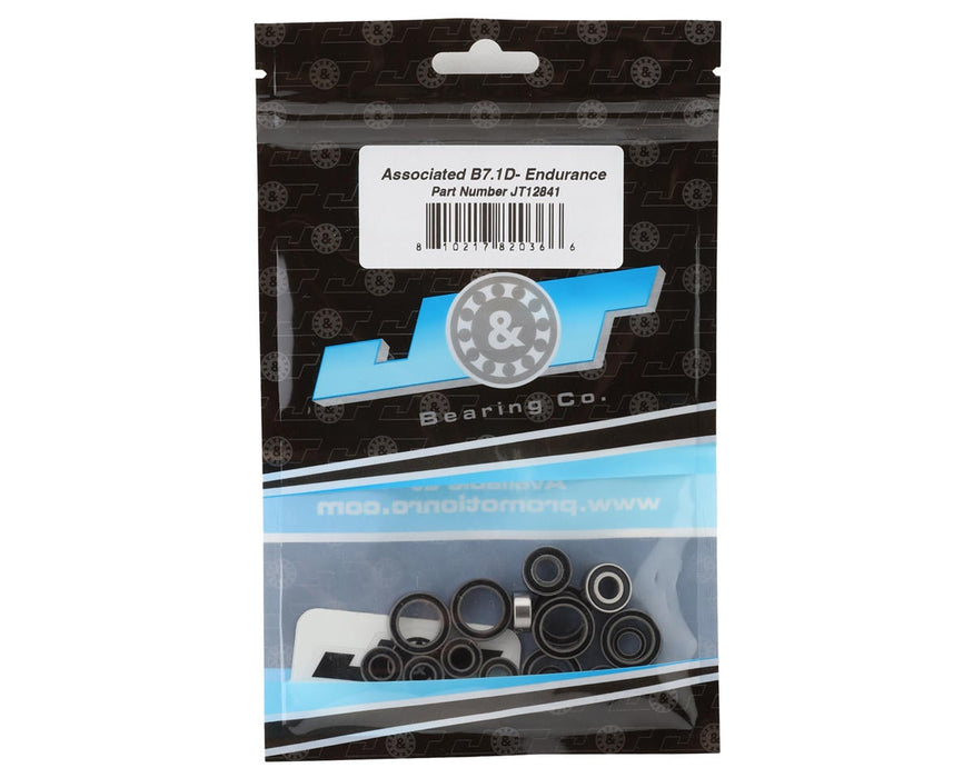 J&T Bearing Co. Team Associated RC10B7.1D Ball Bearings Kit (Endurance)