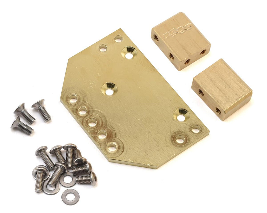Team KNK Brass Servo Mount Kit w/Upper 4 Link Mount Holes
