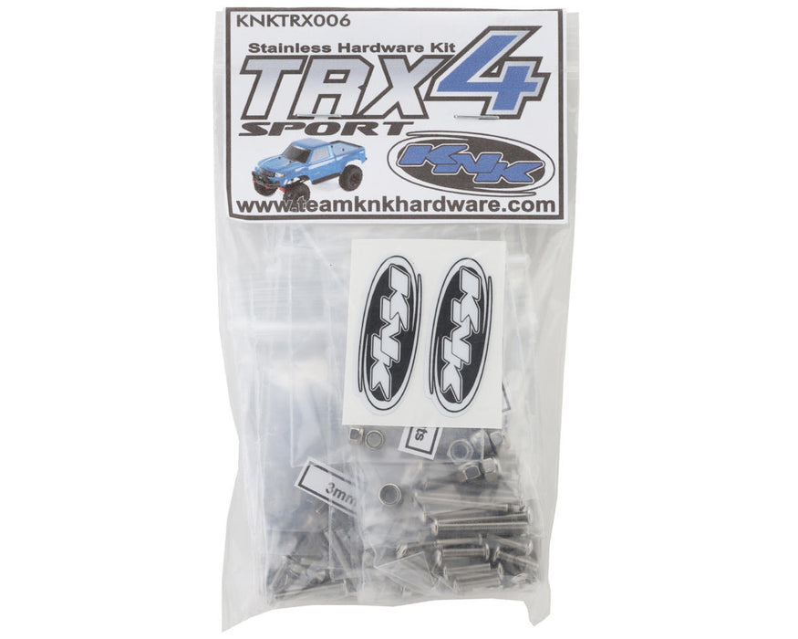 Kit de quincaillerie en acier inoxydable Team KNK Traxxas TRX4 Sport