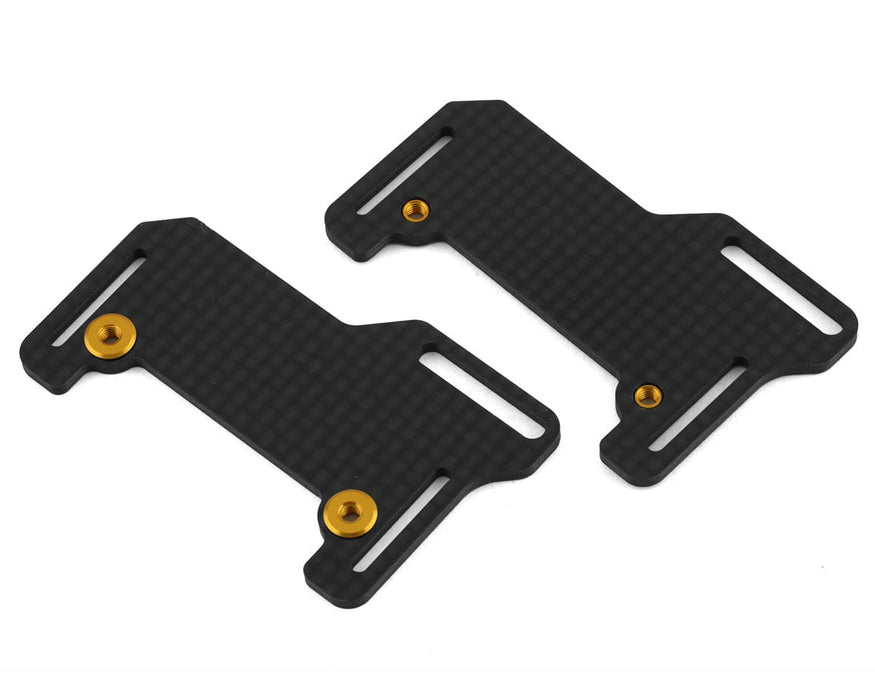 Koswork Kyosho Optima Mid 2022 Carbon Shorty Lipo Battery Mount Set