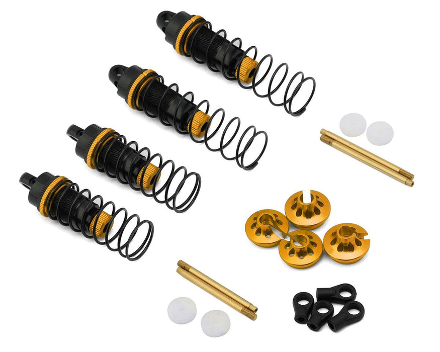 Koswork 12mm Aluminum Big Bore Vintage 1/10 Buggy Shocks Set (Gold/Black)