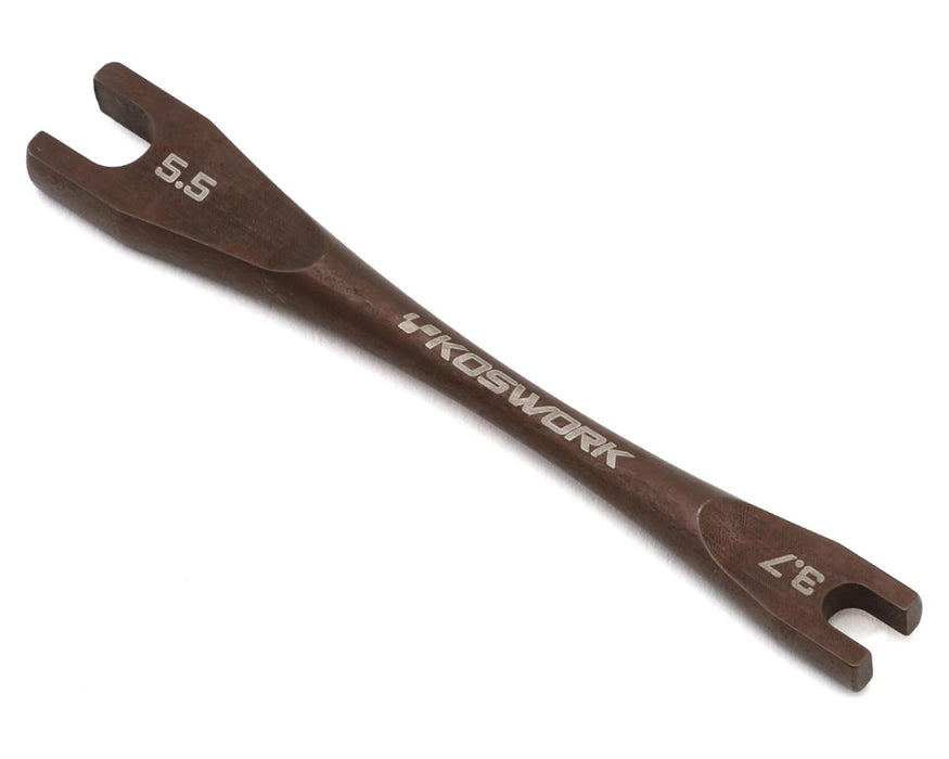 Koswork 3.7mm Steel Turnbuckle Wrench (3.7mm & 5.5mm)