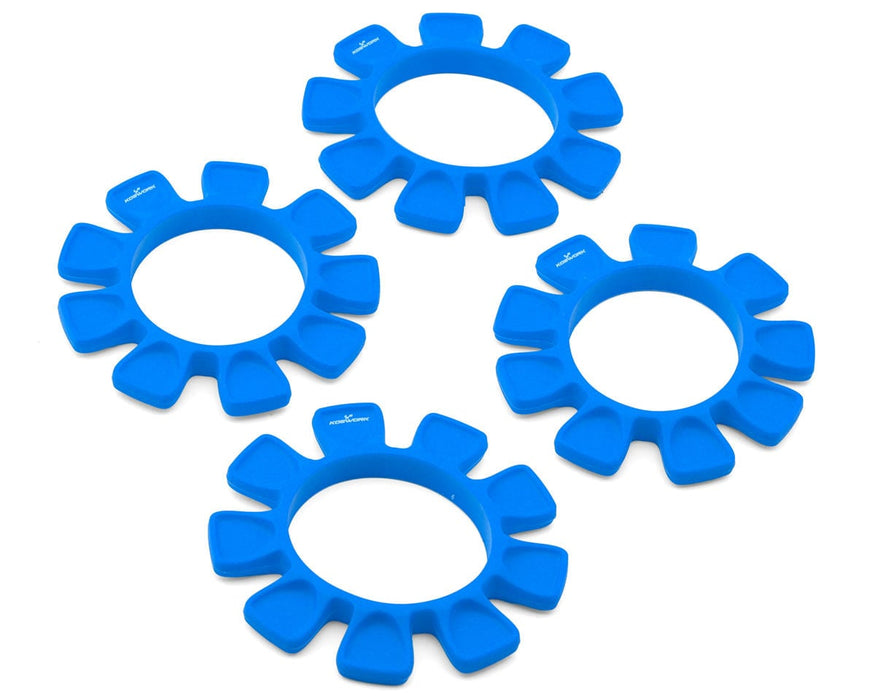 Koswork UFO High-Strength Silicone Tire Glue Bands (Blue) (4) (1/8 & 1/10)