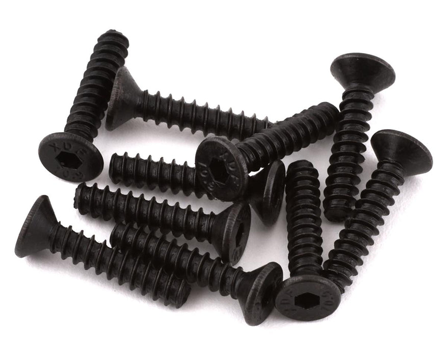 Kyosho 3x15mm Flat Head Screw (10)
