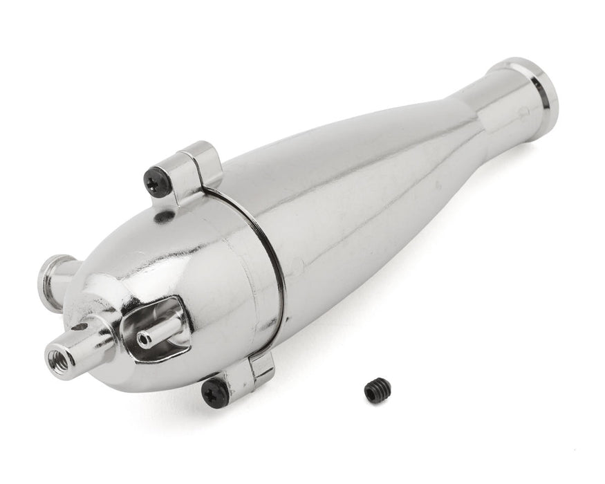 Kyosho FW-06 Silentstreek Tuned Exhaust Pipe (Silver Plated)
